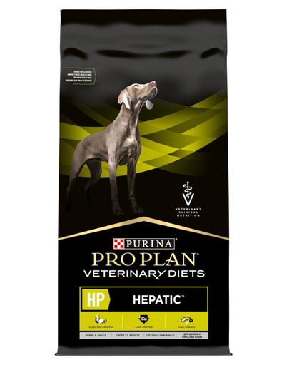 PURINA PRO PLAN Veterinary Diets Canine HP Hepatic 12 kg hrană câini cu afecțiuni hepatice