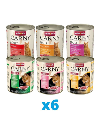 ANIMONDA Carny mix smaków 36 x 800 g