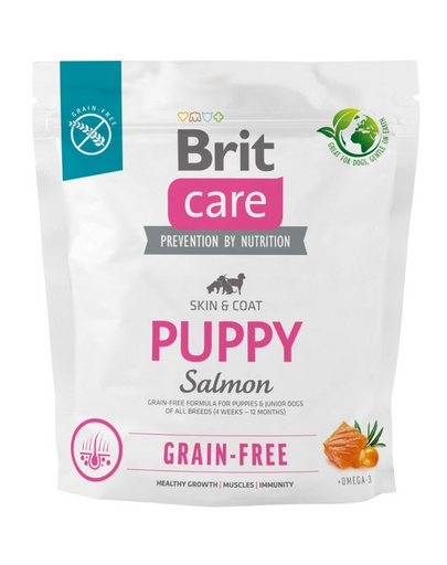 Care Grain-free Puppy karma sucha z łososiem 1 kg