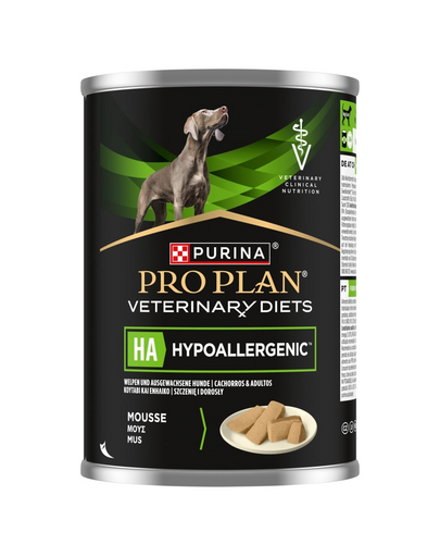 PURINA Pro Plan Veterinary Diets HA Hypoallergenic hrană umedă câini 400 g