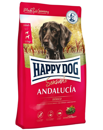 HAPPY DOG Supreme Andalucia Wieprzowina 4 kg sucha karma dla psów