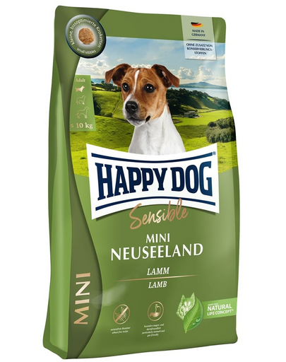 HAPPY DOG Sensible Mini New Zealand miel hrană uscată pentru câini sensibili 4kg
