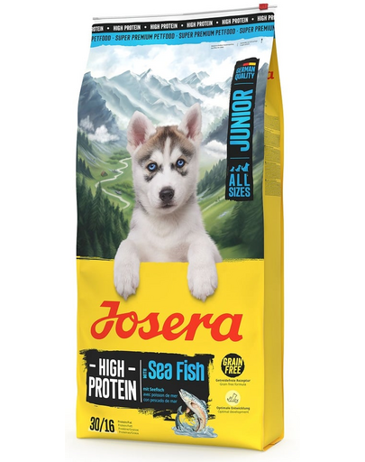 JOSERA High Protein Junior Sea Fish 2x12,5kg hrană bogată în proteine pentru cățeluși