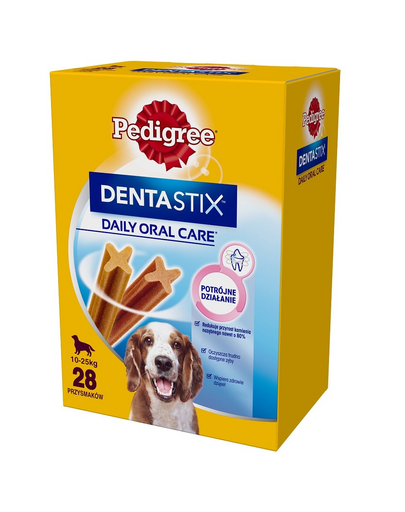 PEDIGREE DentaStix recompensa dentitie caini de talie medie 28 buc