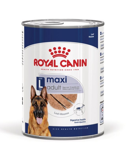 ROYAL CANIN Maxi Adult pate pentru câini de talie mare, 410 g
