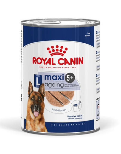 ROYAL CANIN Maxi Ageing Loaf 410 g hrană umedă tip pate câini seniori de talie mare