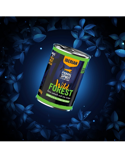 PRIMAL SPIRIT Iberian Wild Forest 400 g hrană pentru câini, cu porc și curcan