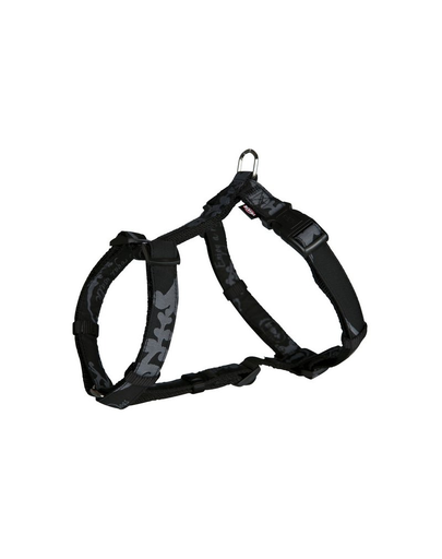 TRIXIE Ham "Modern art king of dogs harness" elegance S - M 40-65 cm / 15 mm negru