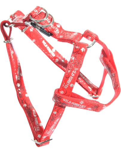 ZOLUX Envy Ham ajustabil Wild Forever 15 mm roșu