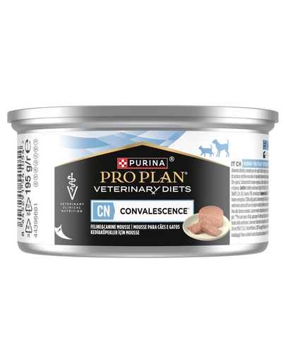 PURINA PRO PLAN Veterinary Diets Canine & Feline CN Convalescence 12x195 g hrană umedă dietetică pentru câini și pisici în perioada de recuperare