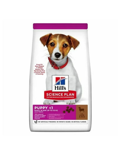 HILL'S Science Plan Puppy Small & Mini cu miel și orez 6 kg pentru căței