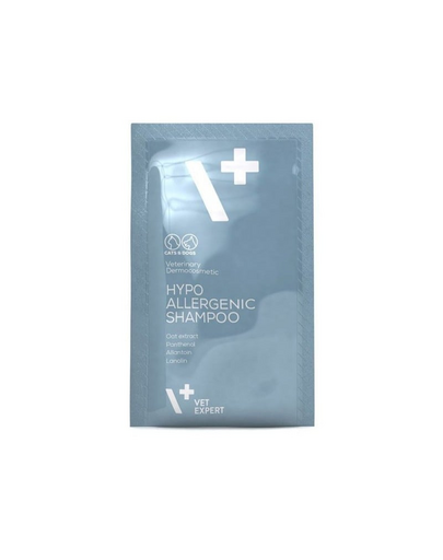 Șampon hipoalergenic pentru câini și pisici cu piele sensibilă VET EXPERT Hypoallergenic Shampoo 20x15 ml