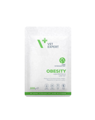 VET EXPERT Veterinary Diet Cat Obesity 100g mokra karma dla kotów redukująca nadmierną masę ciała