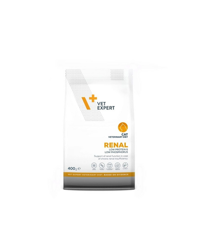 VET EXPERT Veterinary Diet Renal Cat 400 g hrană dietetică renală pisici adulte cu insuficiență renală cronică