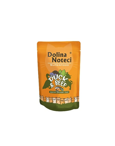 Superfood kaczka i wołowina 85g mokra karma dla kotów