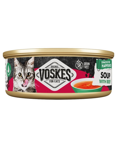 VOSKES Soup with Beef 50 g supă cu vită pentru pisici