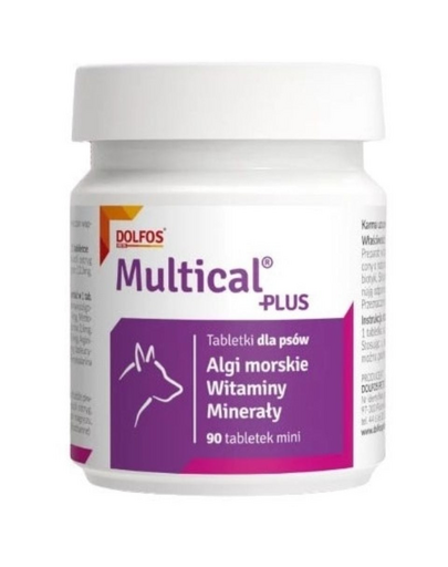 DOLFOS Dolvit Multical Plus Mini supliment cu vitamine câini talie mică, 90 tablete