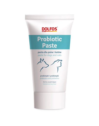 DOLFOS Probiotic pastă probiotică pentru digestie câini și pisici, 50 g