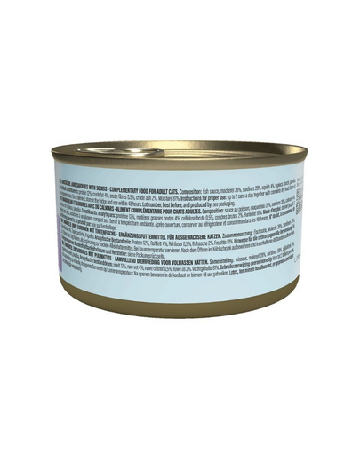 Hrană umedă pisici sardine și macrou Schesir Grill în sos 70 g