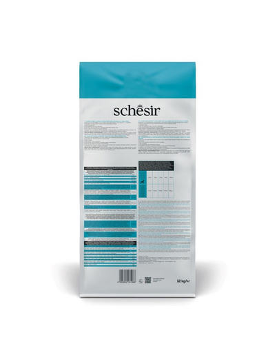 Hrană câini talie medie Schesir Original Medium Adult 12 kg cu pește