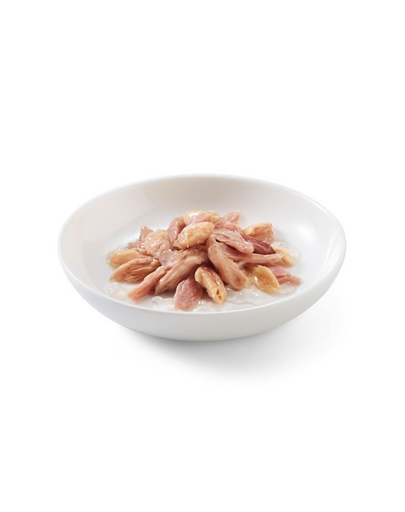 Hrană pisici ton și somon 85 g SCHESIR în jeleu