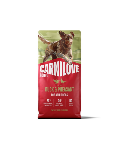 Hrană uscată 12 kg câini adulți activi CARNILOVE Active Dog Lamb and Wild Boar Adult miel și mistreț