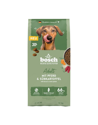 BOSCH HPC Adult 12 kg hrană câini adulți, cal și cartof dulce