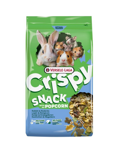 Gustare cu popcorn pentru iepuri și rozătoare VERSELE-LAGA Crispy Snack 12,5 kg
