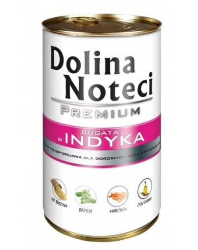 DOLINA NOTECI Premium pachet conserve câini curcan 12x400g
