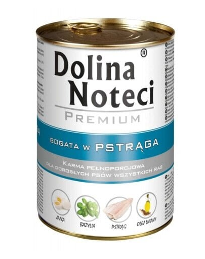 DOLINA NOTECI Premium bogat în păstrăv hrană câini 12x400g