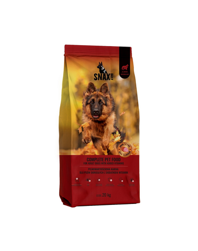 SNAX Daily cu șuncă 20 kg hrană completă pentru câini adulți