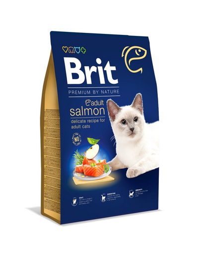 Cat Premium by Nature Adult salmon 8 kg