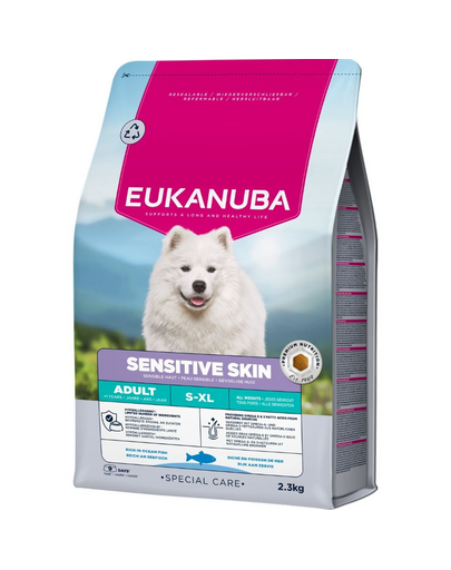 EUKANUBA Special Care Adult Sensitive Skin 2,3 kg sucha karma dla dorosłych psów z wrażliwą skórą