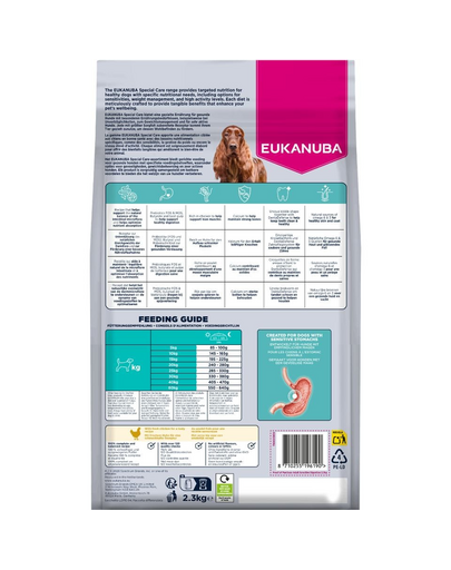 EUKANUBA Special Care Adult Dogs with Sensitive Digestion 2,3 kg karma dla dorosłych psów z wrażliwym układem pokarmowym