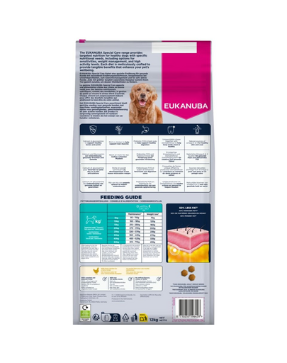 EUKANUBA Special Care Adult Dogs Overweight 12 kg sucha karma dla dorosłych psów z nadwagą