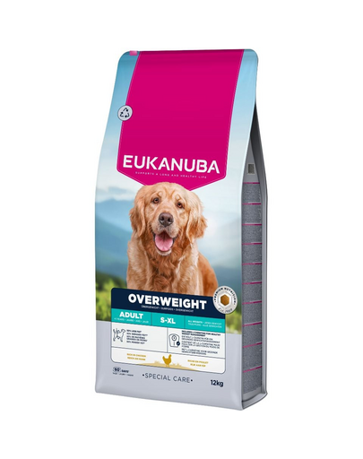 EUKANUBA Special Care Adult Dogs Overweight 12 kg sucha karma dla dorosłych psów z nadwagą