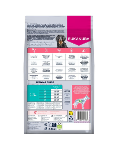 EUKANUBA Special Care Adult Mono-Protein Salmon 2,3 kg sucha karma dla dorosłych psów, bogata w świeżo mrożonego łososia