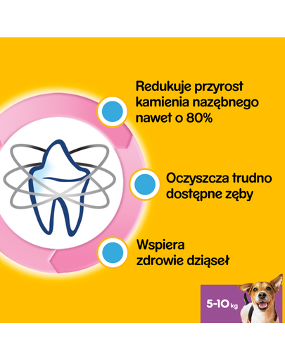 DentaStix (małe rasy) przysmak dentystyczny dla psów 7 szt. - 110g
