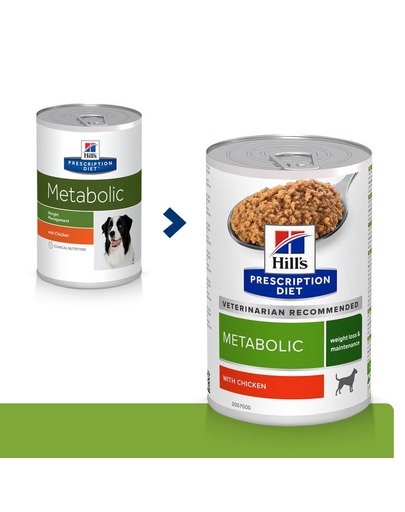 HILL'S Prescription Diet Canine Metabolic 370g hrana caini supraponderali 9+3 CADOU