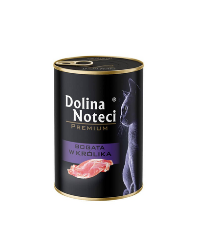 DOLINA NOTECI Premium Bogata in iepure conserva pisici adulte 400 g