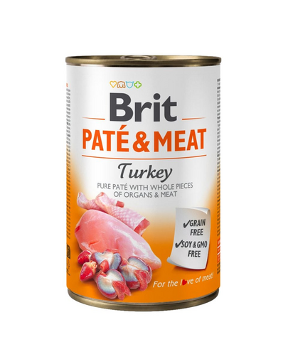 Pate&Meat turkey 400 g pasztet z indykiem dla psa