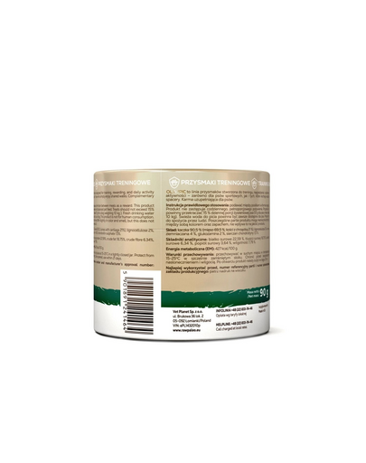 RAW PALEO Olympic Duck Medium Large recompensă de antrenament pentru câini medii și mari, cu rață 90 g