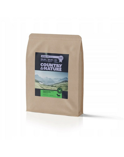 COUNTRY&amp;NATURE Lamb with Turkey Recipe 2 kg miel si curcan hrana pentru toate rasele de caini