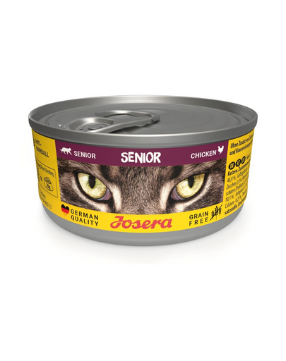 JOSERA Senior Cat cu pui 85 g hrană umedă fără cereale pentru pisici senior