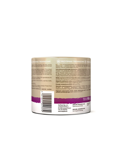 RAW PALEO Olympic Lamb Mini recompensă hipoalergenică de antrenament pentru câini mici, cu miel 90 g