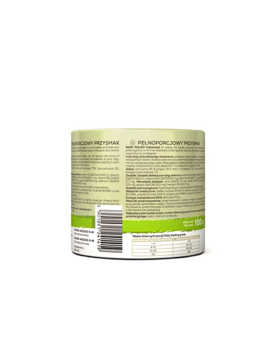 RAW PALEO Cabanossi Game Medium Large, cârnăciori semiumezi pentru câini medii și mari, cu vânat, 100 g