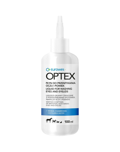 EUROWET Optex soluție curățare ochi și pleoape la câini și pisici 100 ml