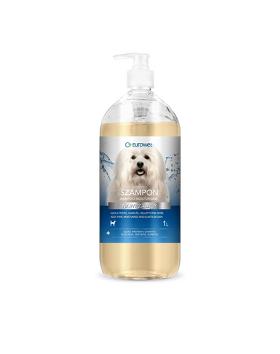 EUROWET șampon hidratant pentru câini cu aloe vera 1 L