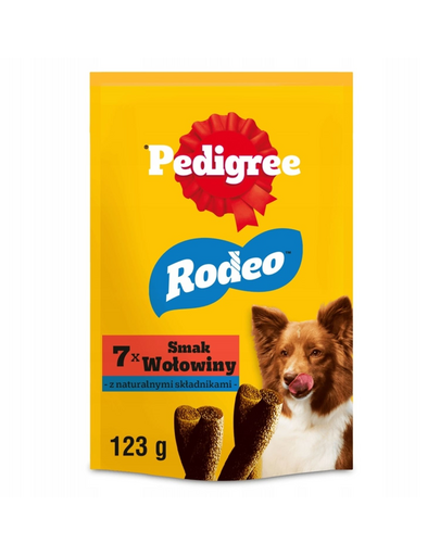 PEDIGREE Rodeo Beef 70 g recompense de ros pentru câini, cu vită