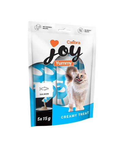 CALIBRA Joy Cat Yummy pastă pentru pisici cu somon 5x15 g